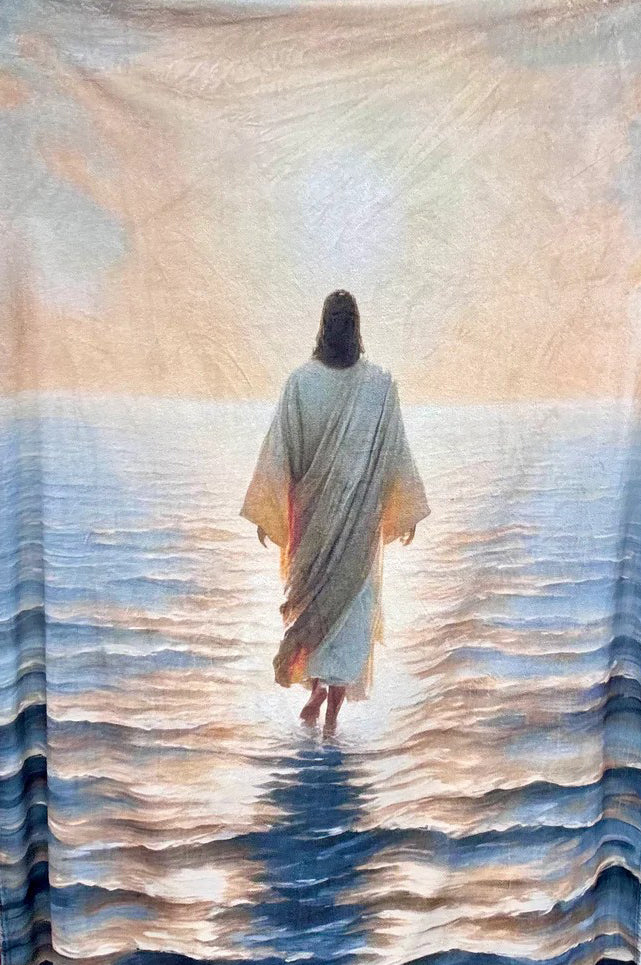 Blanket - Jesus Walking on Water 79x60 inches