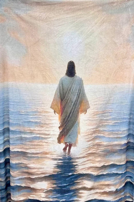 Blanket - Jesus Walking on Water 79x60 inches